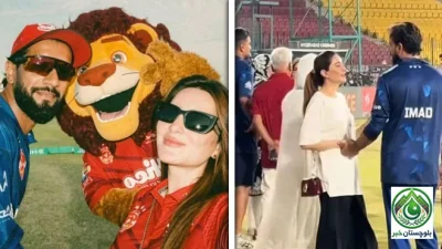Social Media Debate Erupts Over Video of Imad Wasim with His Wife
